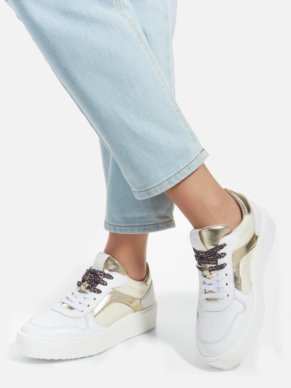 Tamaris Sneakers wit/goudkleur