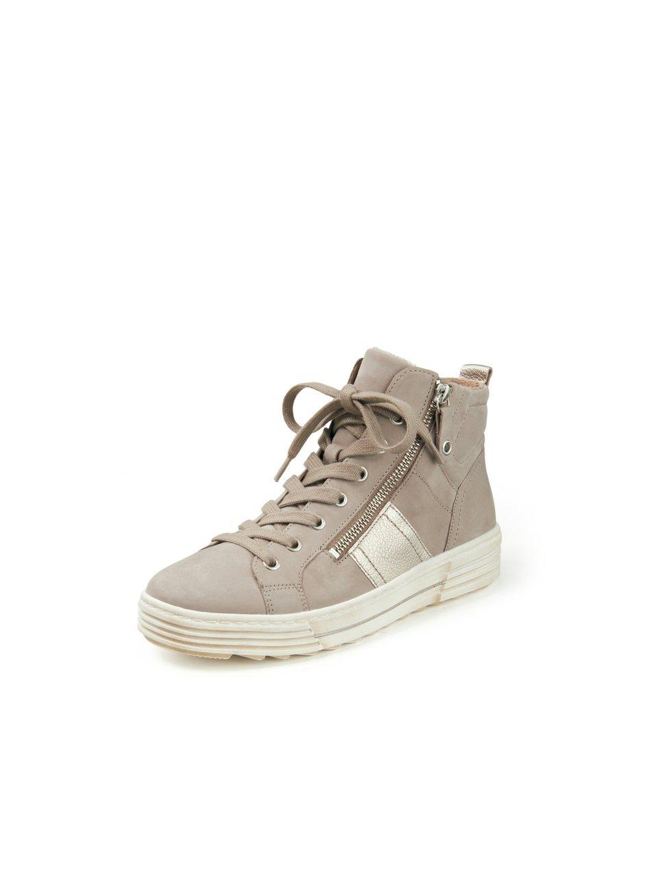 Enkelhoge sneakers ritssluitingen Van Gabor beige