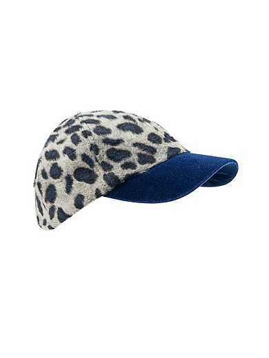 Seeberger - Cap with leopard skin print