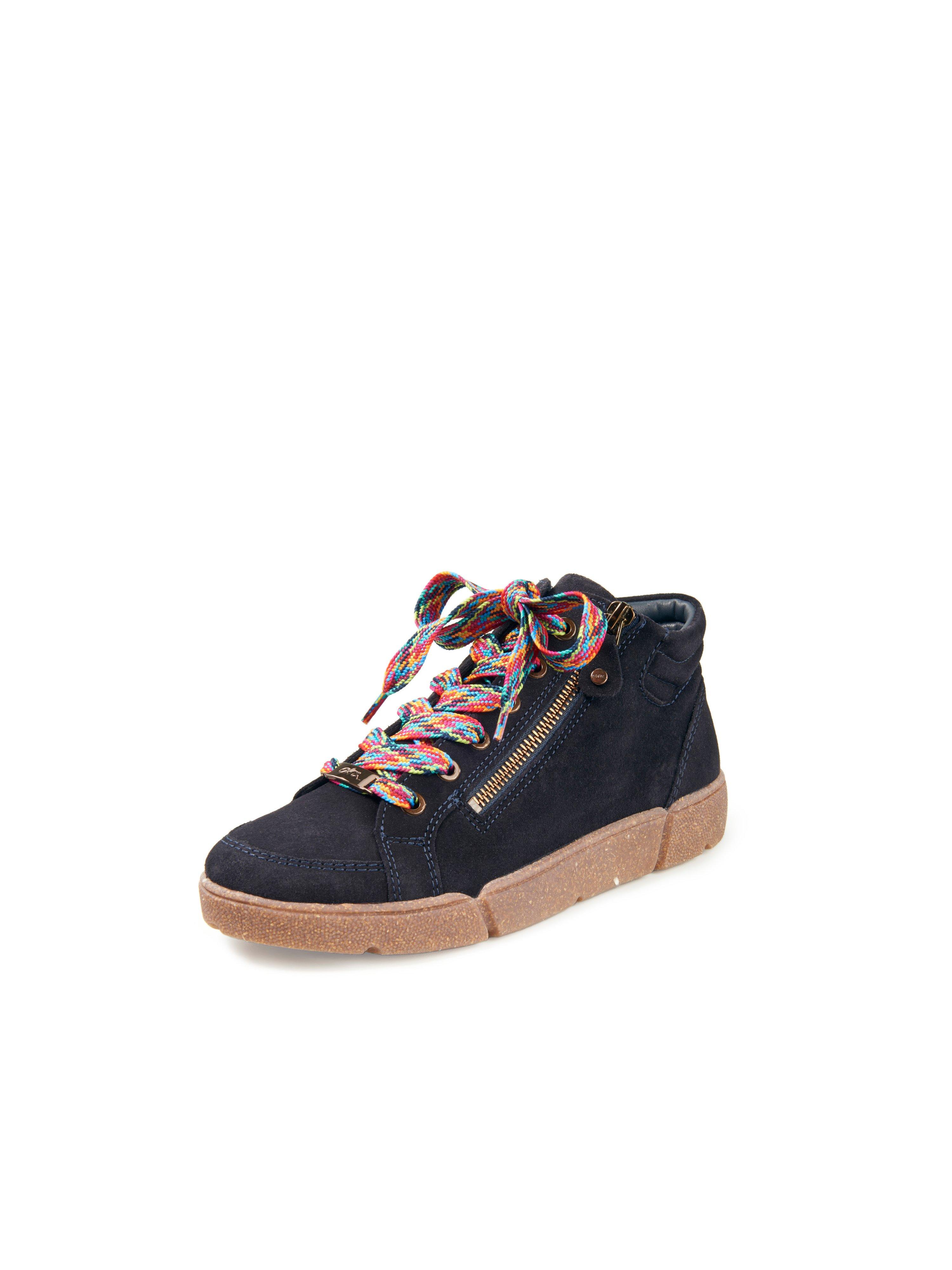 Sneakers Rom High Soft kalfsleer Van ARA blauw