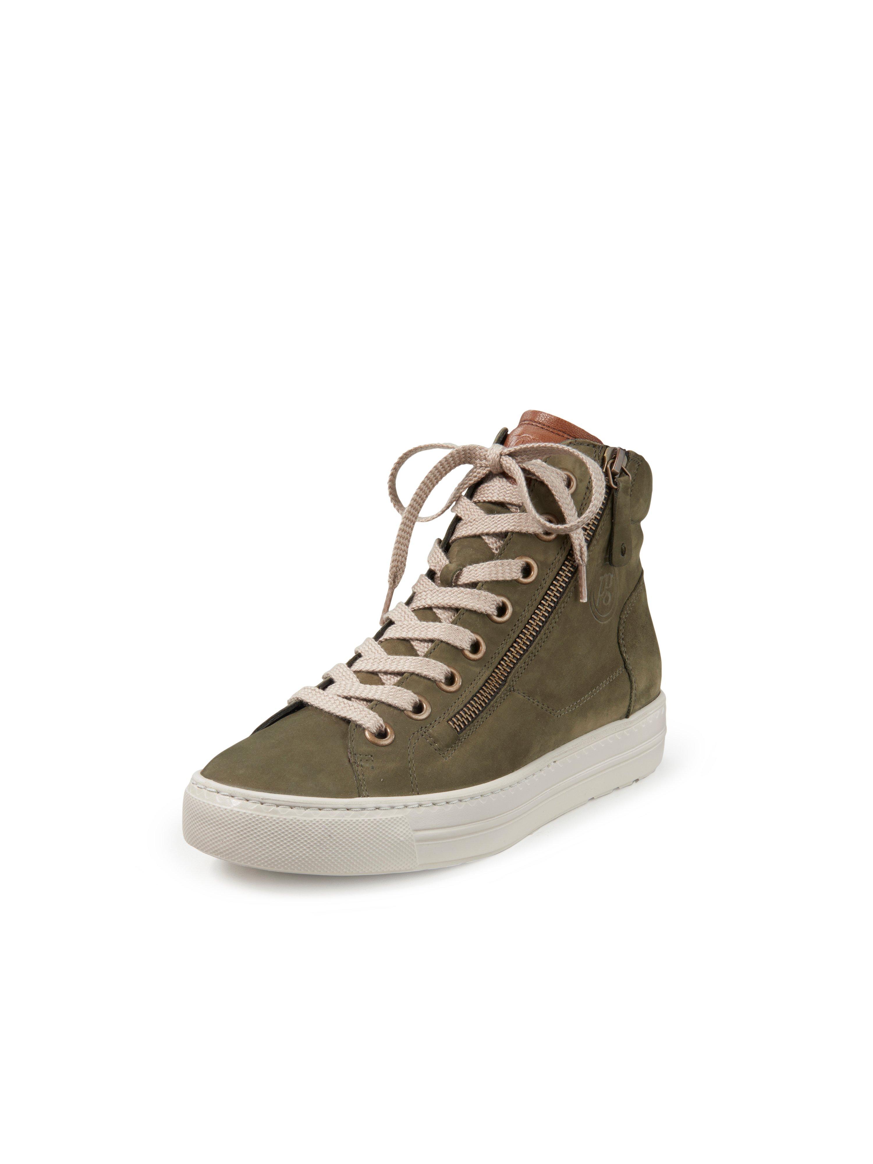 Ankle-high sneakers zip Paul Green green