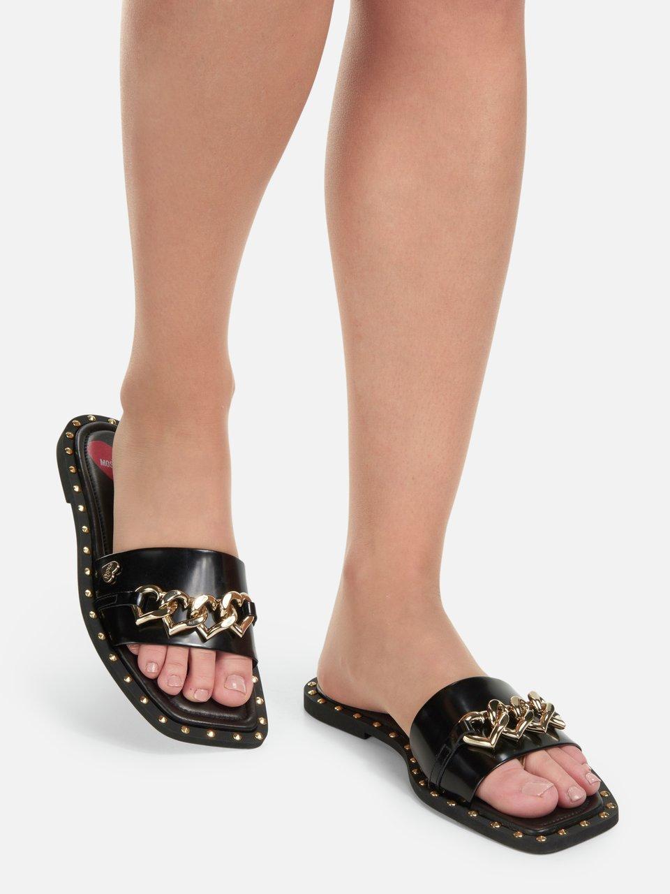 Love Moschino Slippers zwart