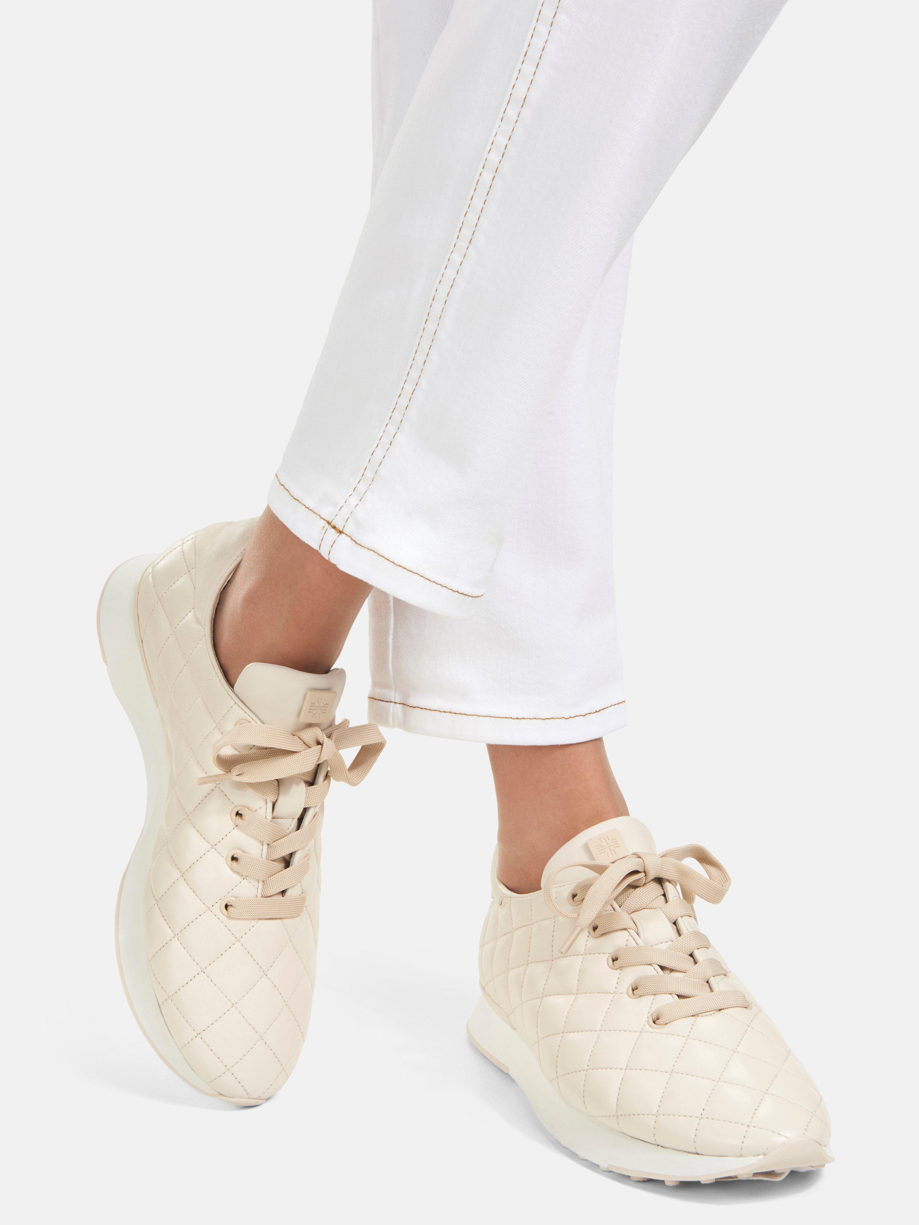 Högl - Sneakers van lamsnappaleer - champagne