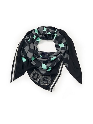 Doris Streich - Driehoekig sjaaltje met XL-letterprint