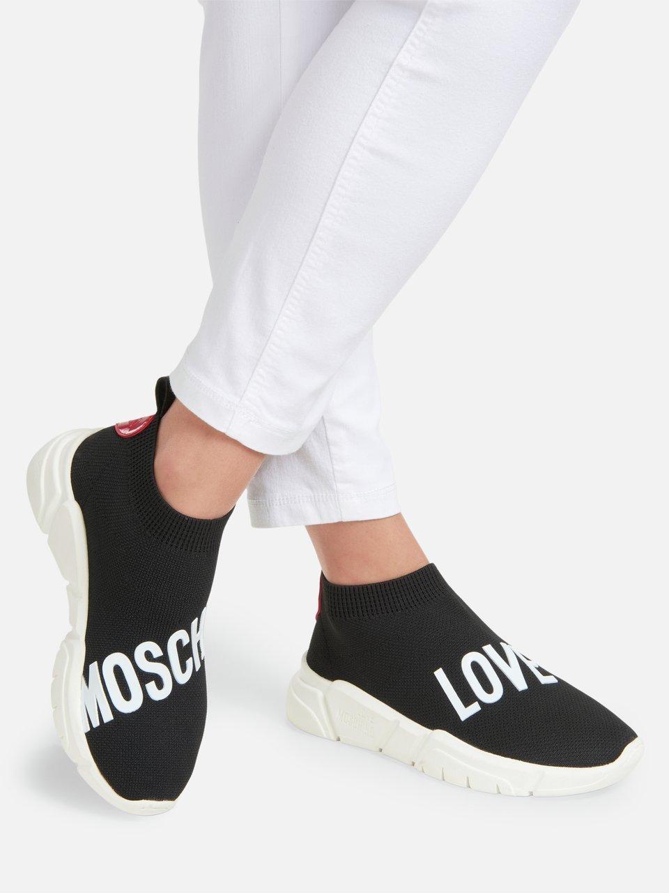functie Het strand Ongelijkheid Love Moschino - Sneakers - zwart/wit