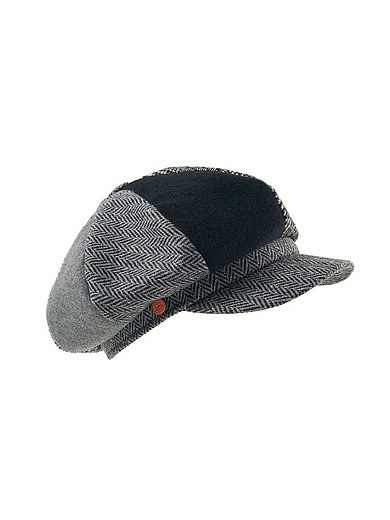 Mayser - Visor cap with a fashionable patchwork look