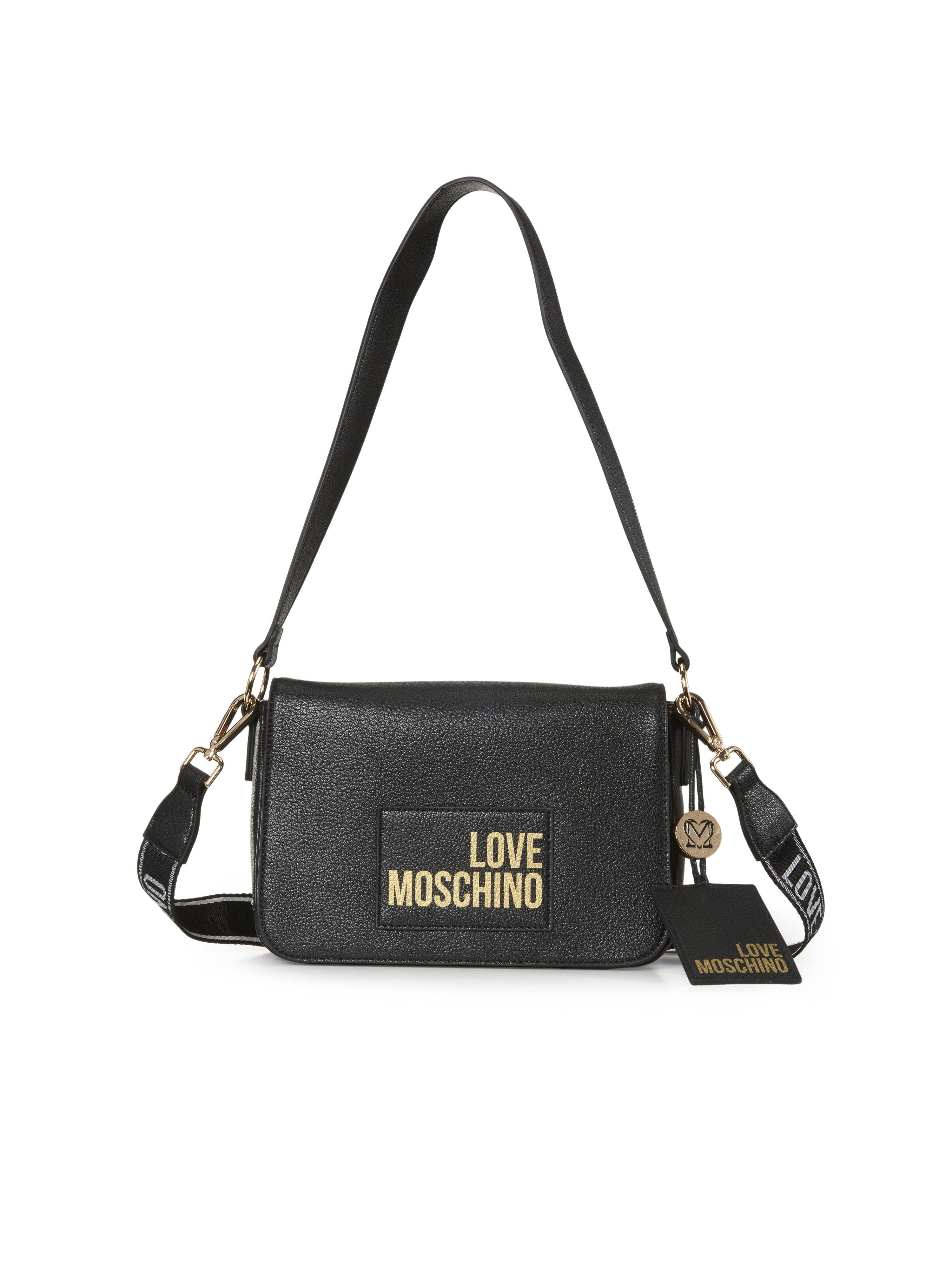 Handtas Van Love Moschino zwart