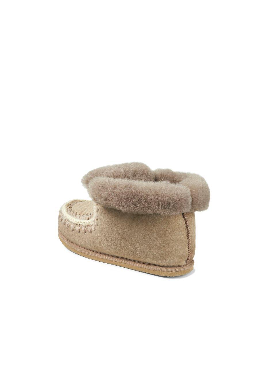 Lammfell-Hausschuh Pia Shepherd beige