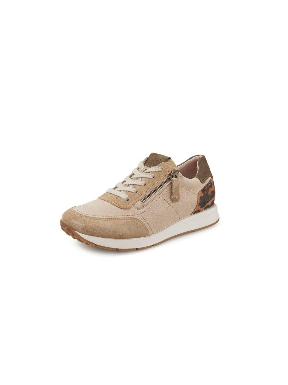 Sneakers kalfsnubuckleer Van Paul Green beige