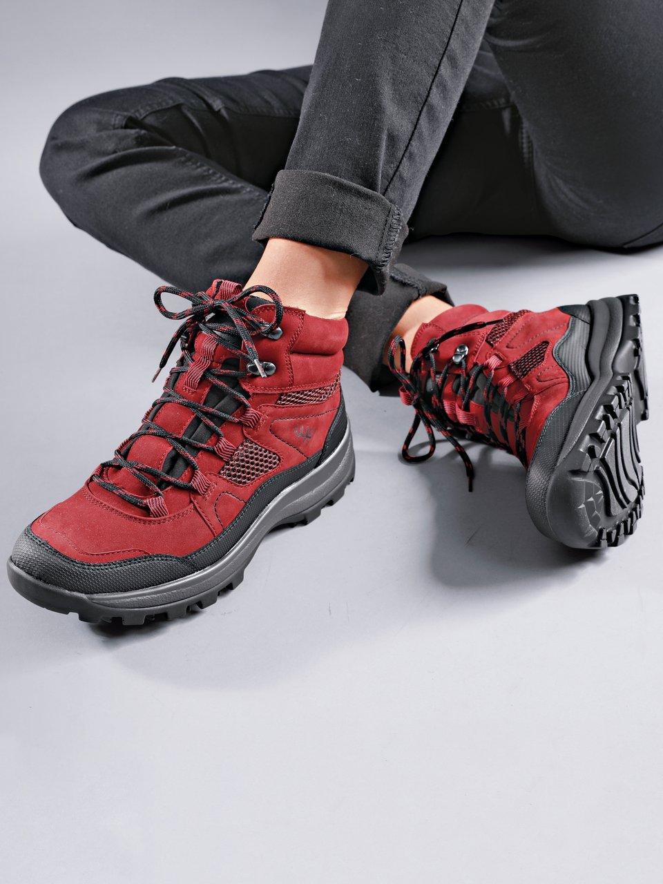 Waldlaufer Les chaussures de randonnee Holly hydrofuges cerise