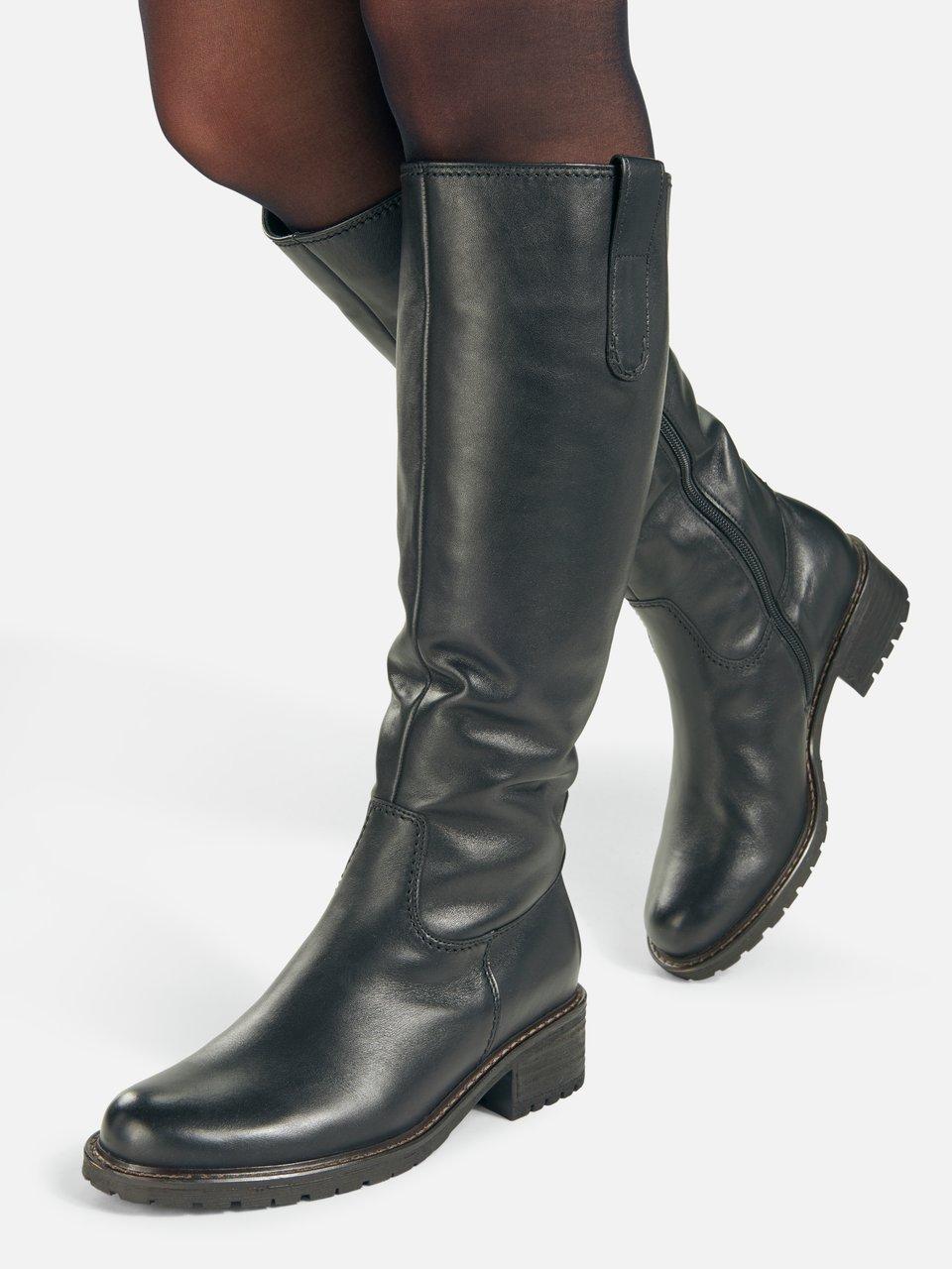 Comfort - High boots of nappa leather - black