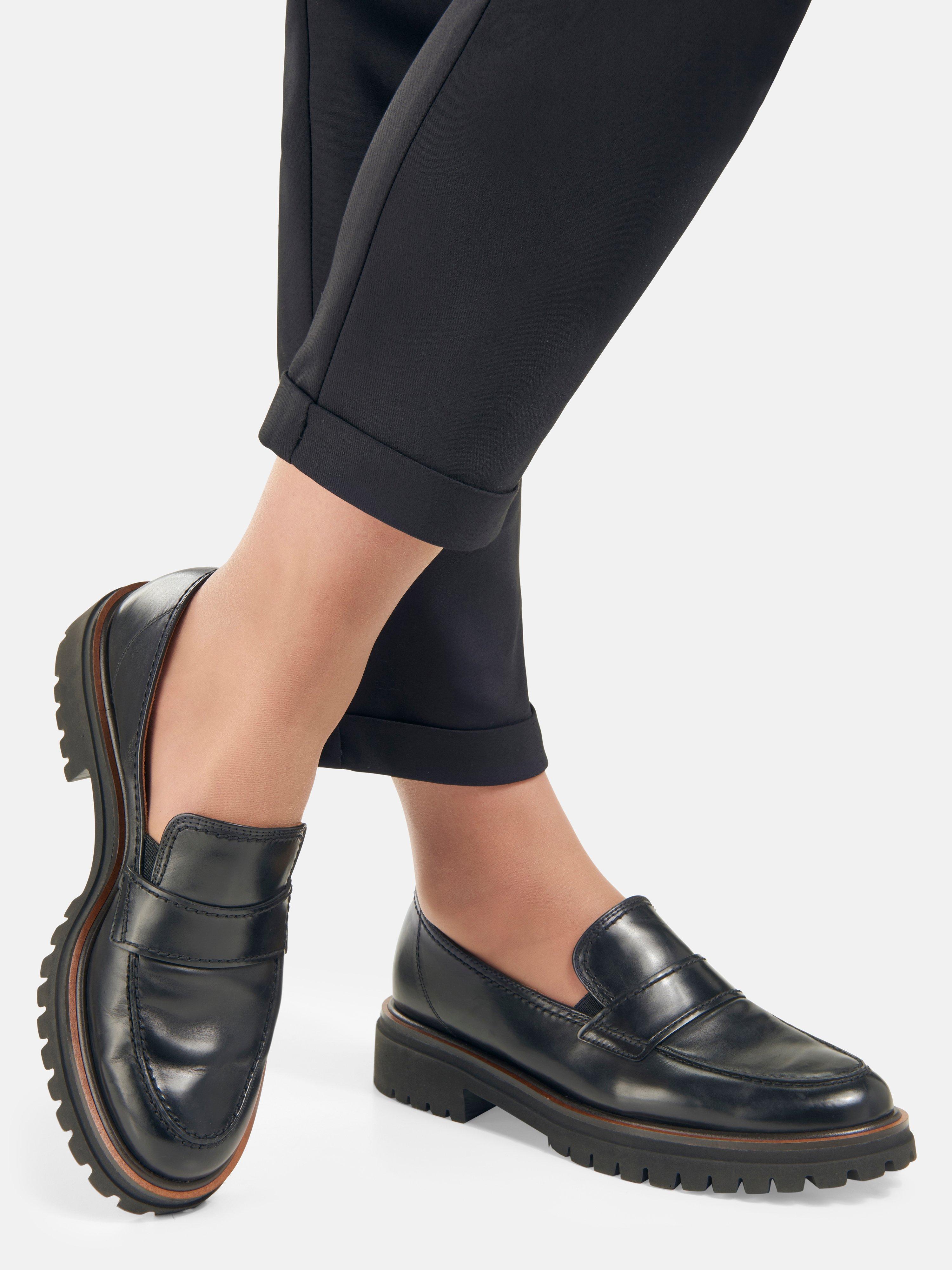 Paul Green - Loafers calf nappa leather - black