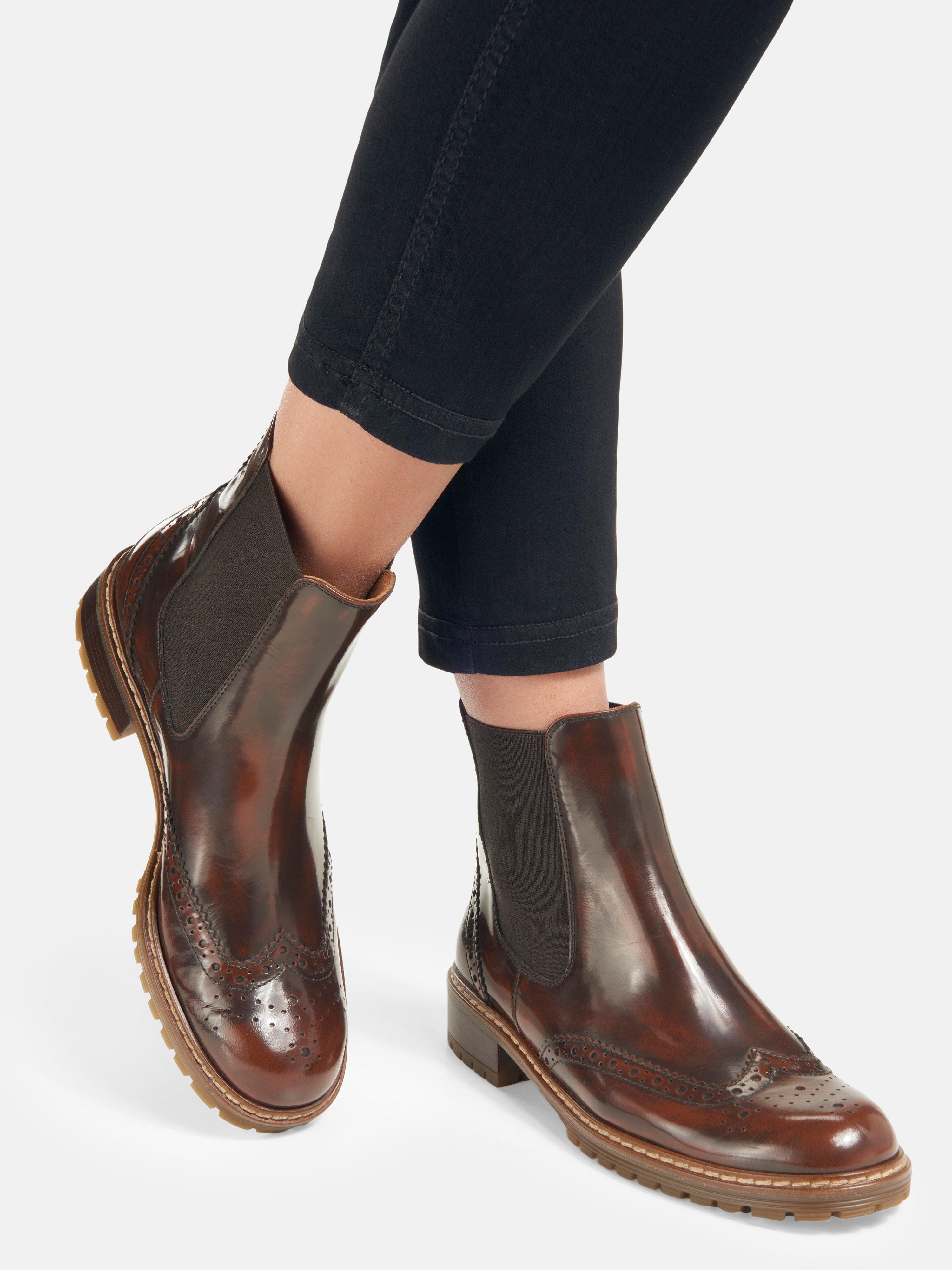 green platform chelsea boots