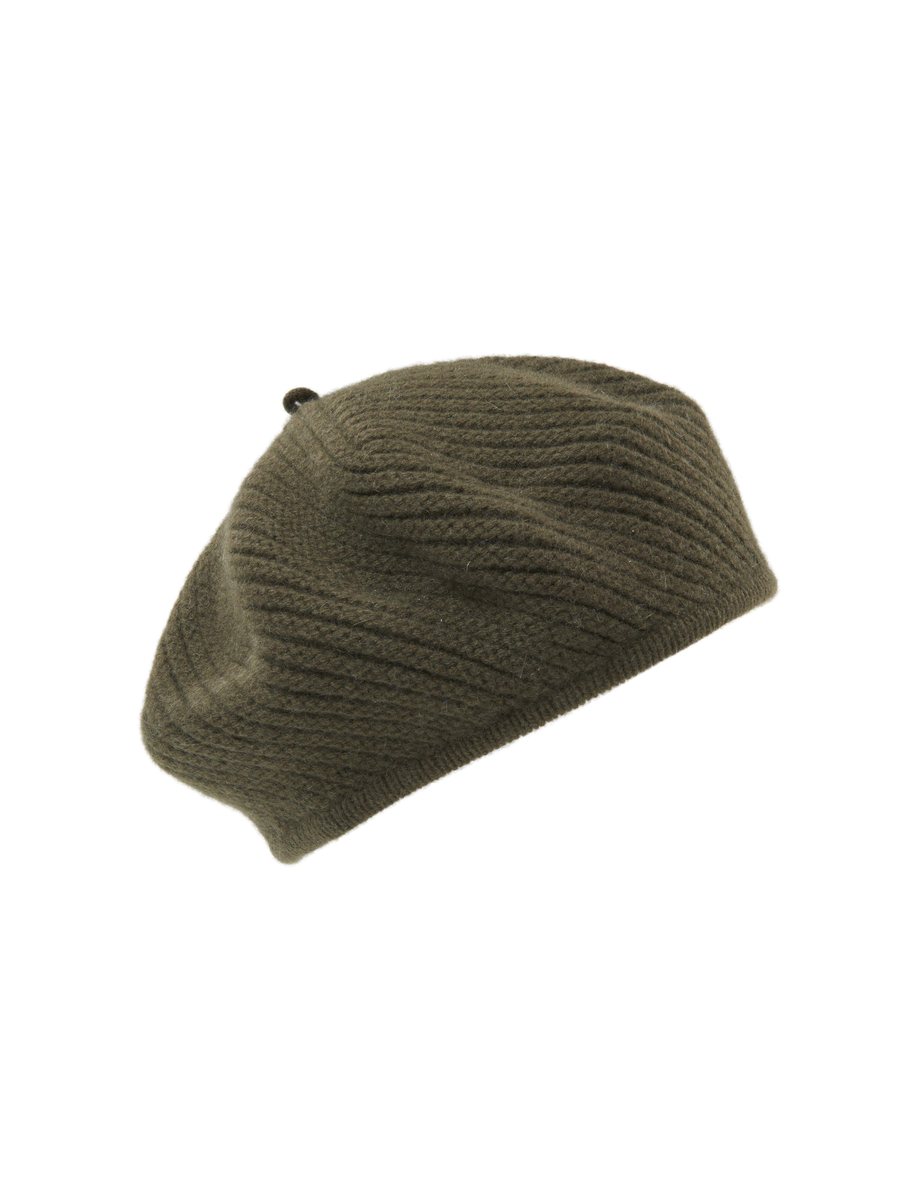 Baret 100% kasjmier Van Peter Hahn Cashmere groen