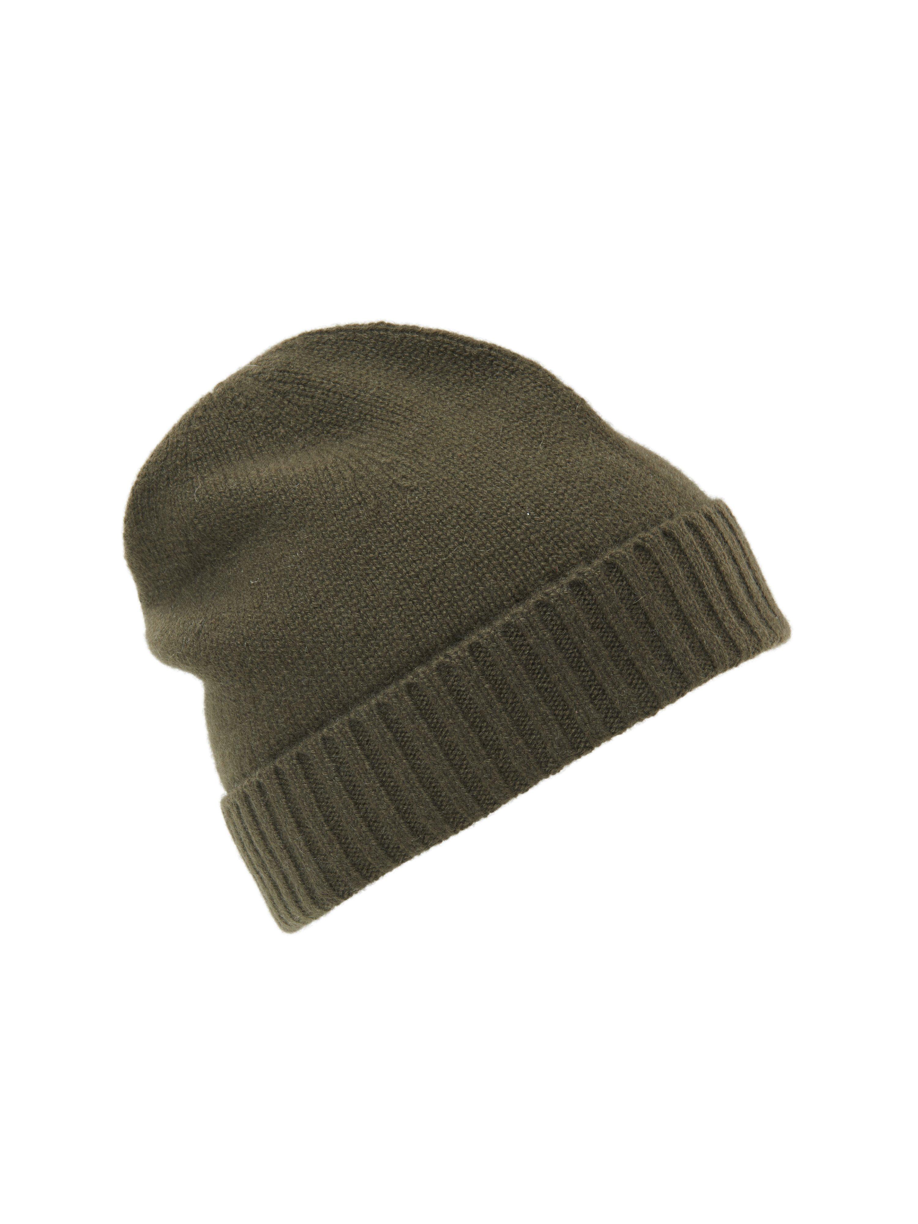 Beanie 100% kasjmier Van Peter Hahn Cashmere groen