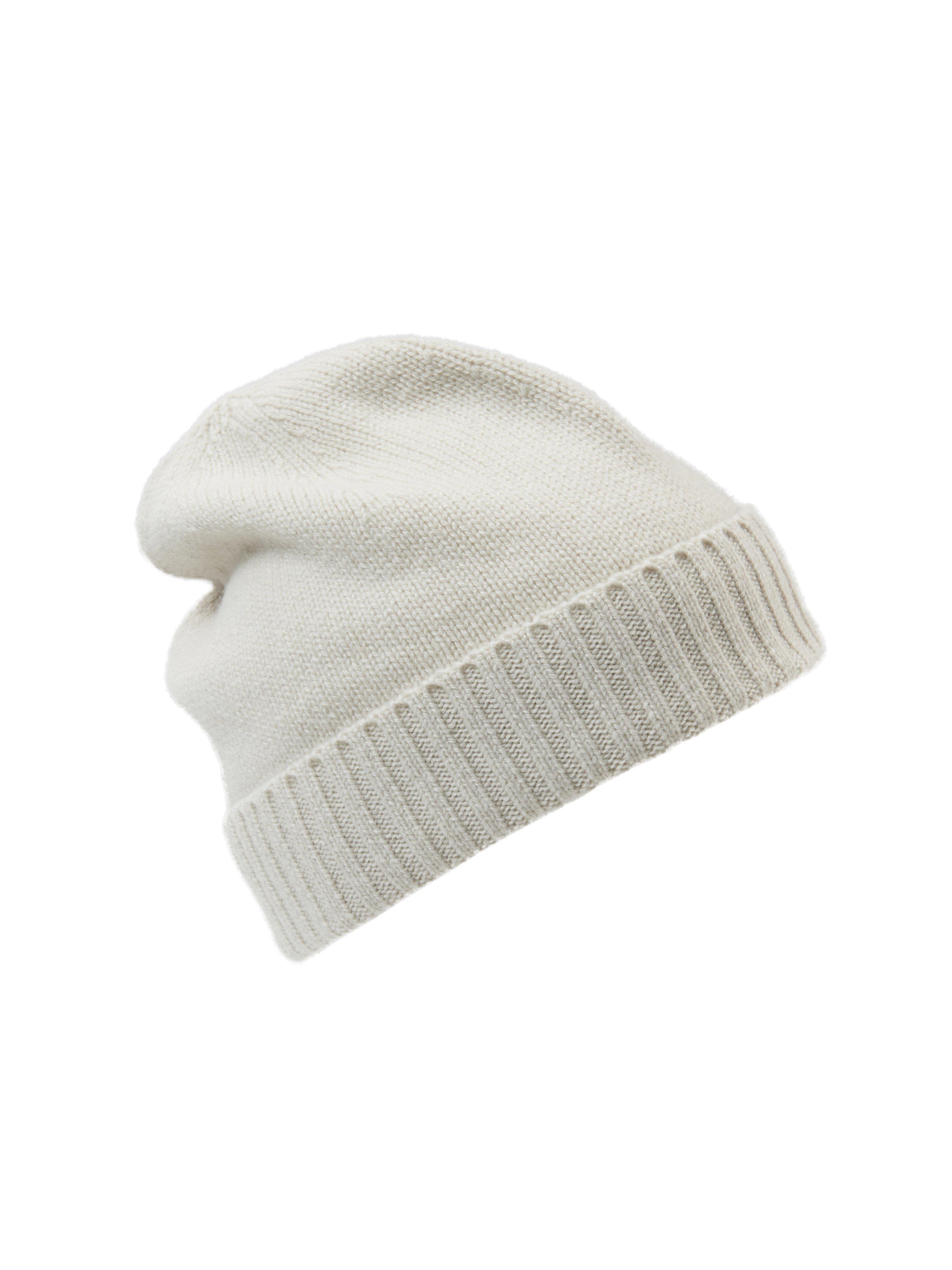 Beanie 100% kasjmier Van Peter Hahn Cashmere beige