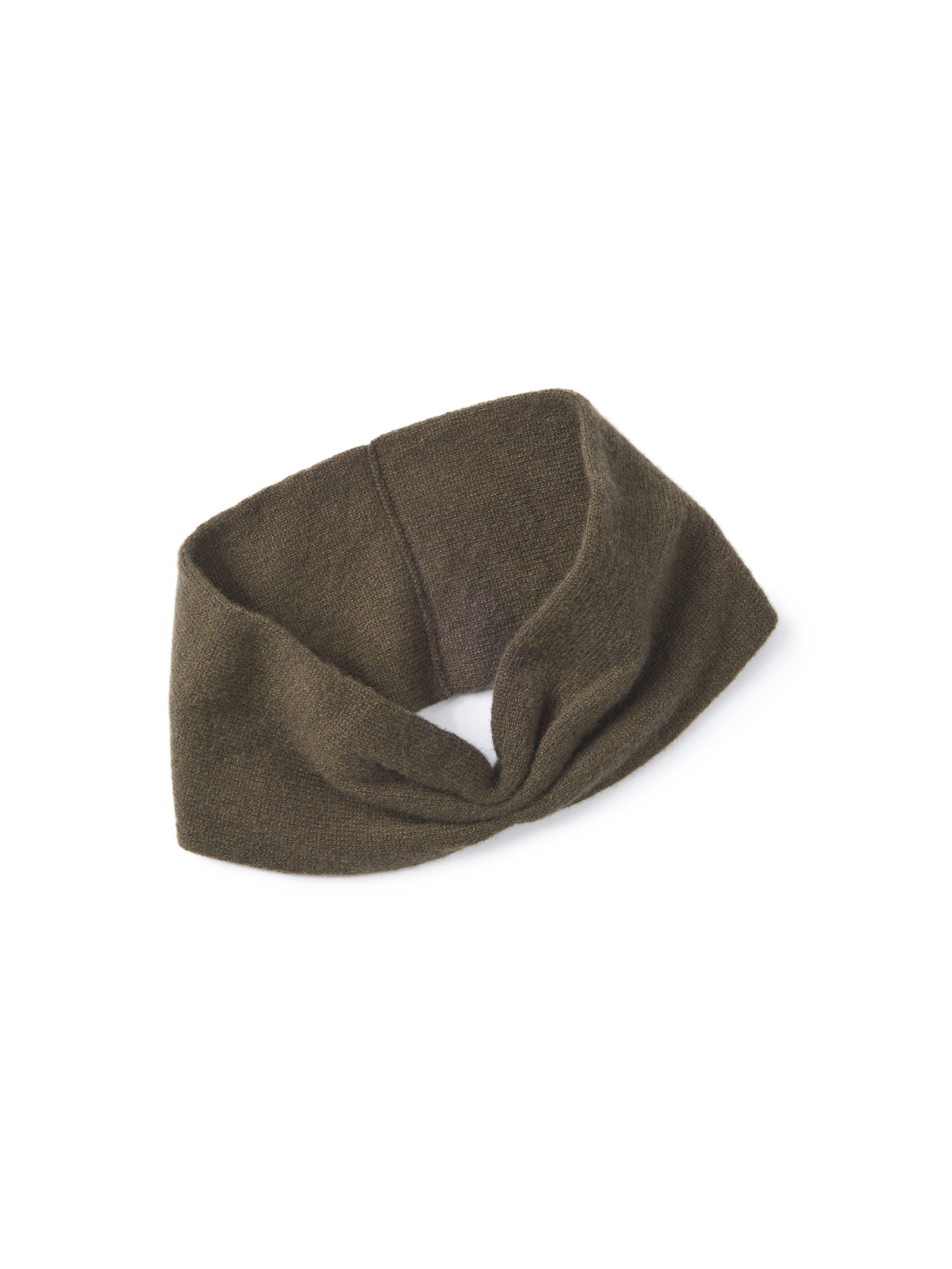 Hoofdband 100% kasjmier Van Peter Hahn Cashmere groen