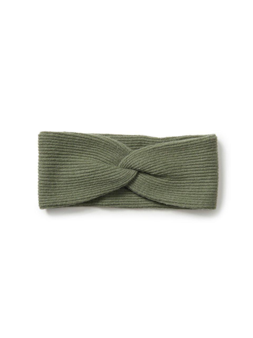 Hoofdband 100% kasjmier Van Peter Hahn Cashmere groen