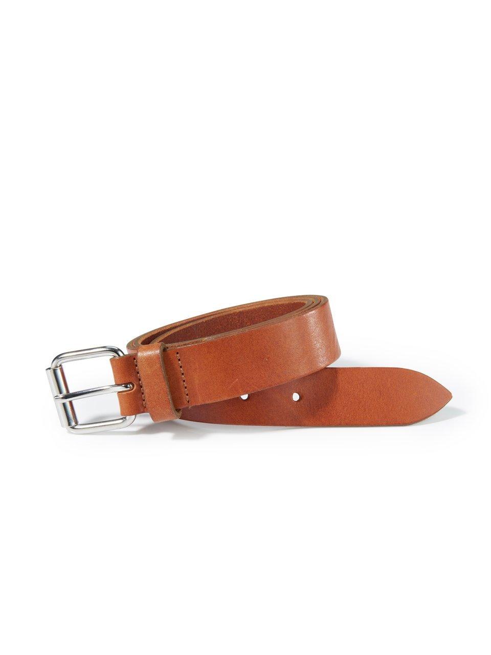 Image of Belt in nappa leather Peter Hahn brown