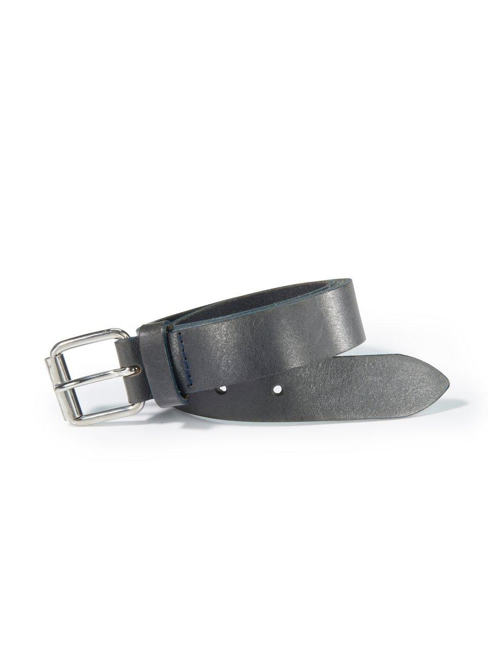 Image of Belt in nappa leather Peter Hahn blue