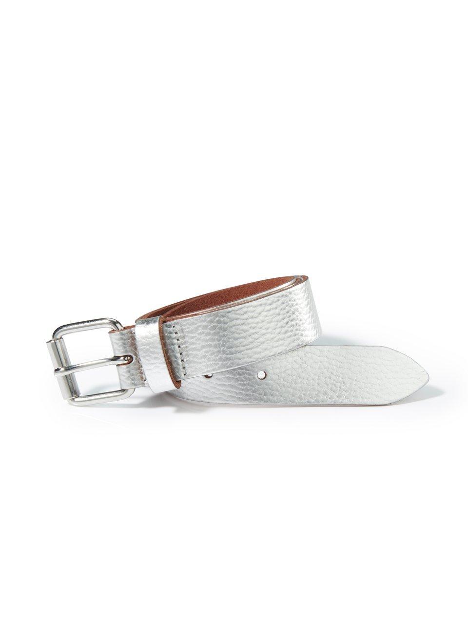 Image of Belt in nappa leather Peter Hahn silver