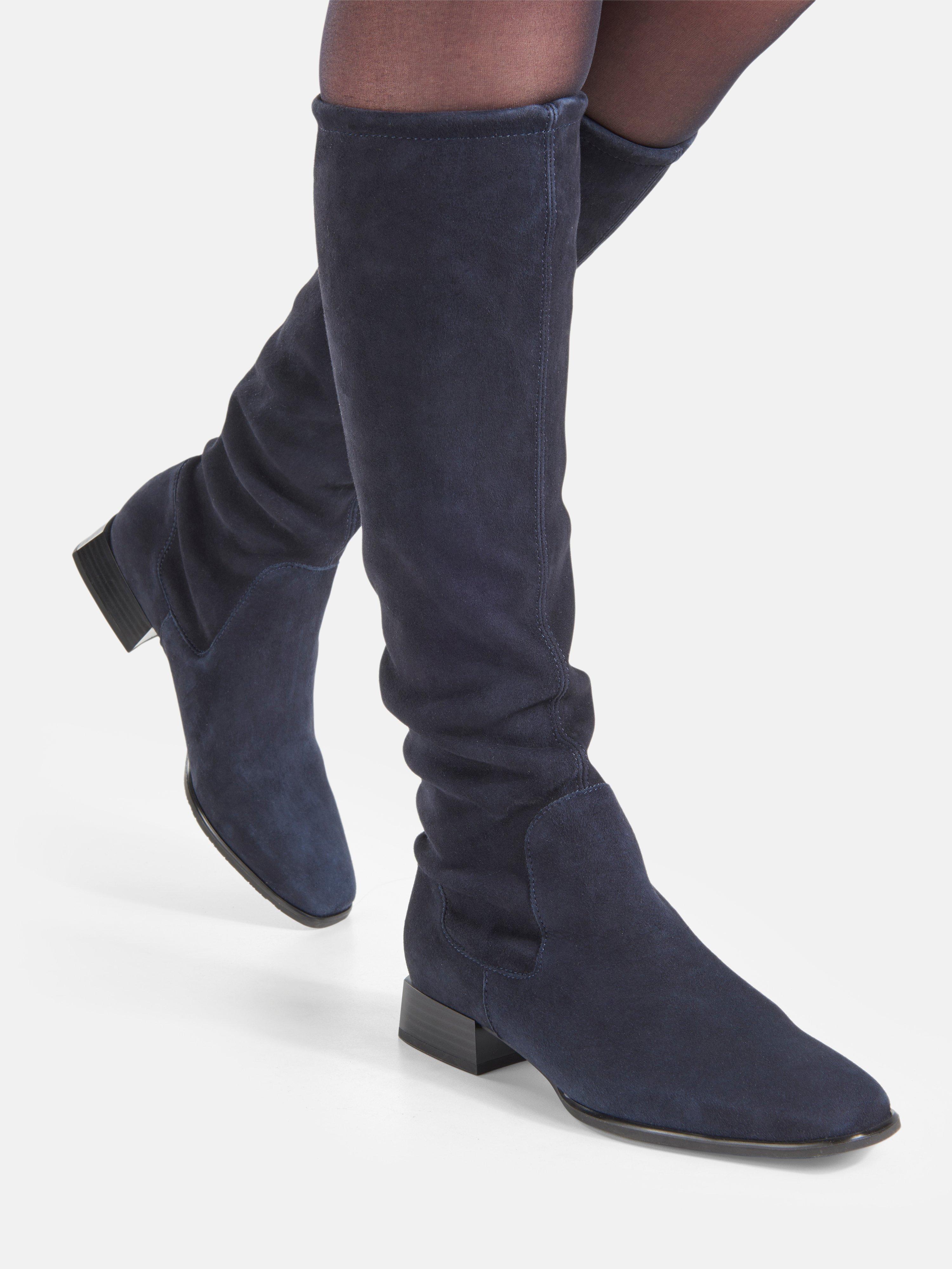 Knee Peter Kaiser Stiefel Losiane Damenstiefel Blaue Stiefeletten