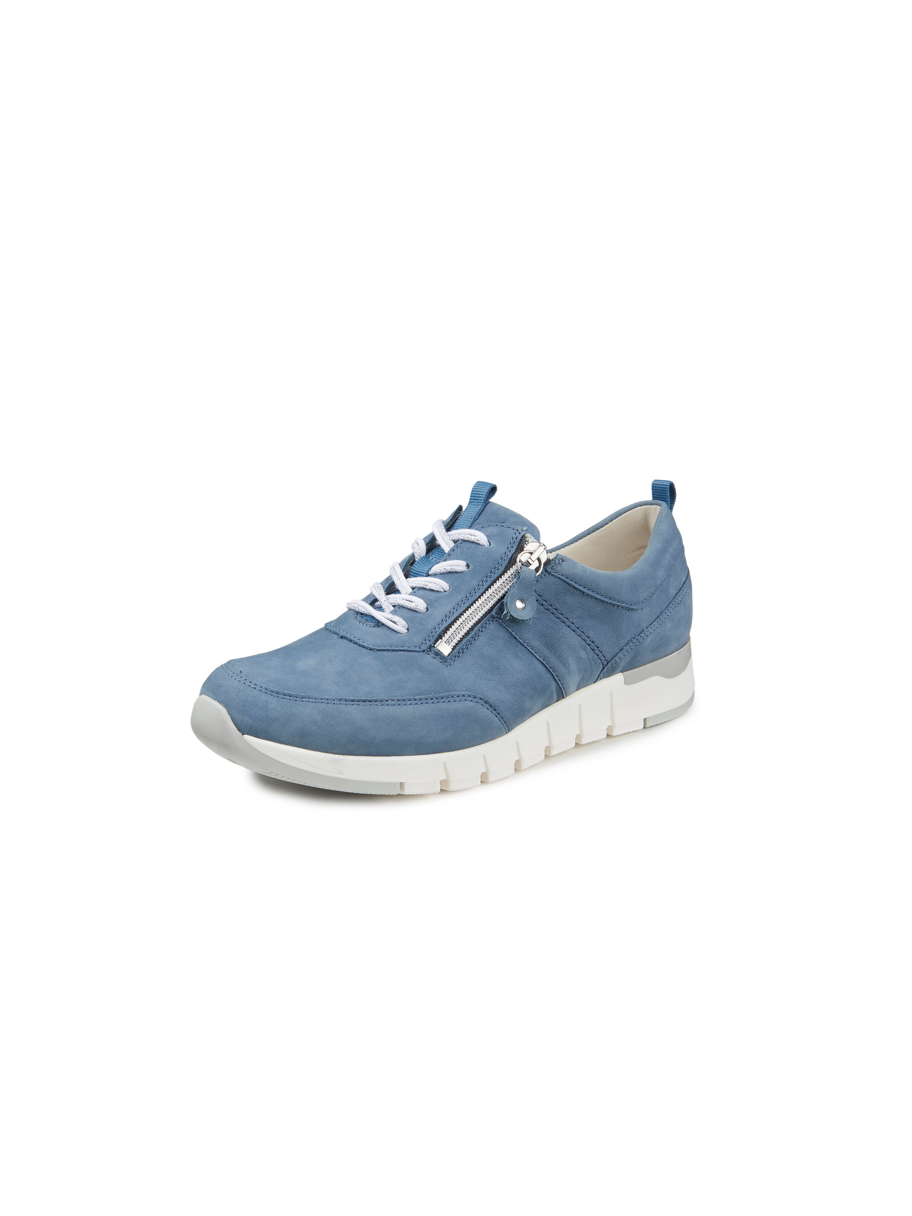 Sneakers Petra rundleer Van Waldläufer blauw