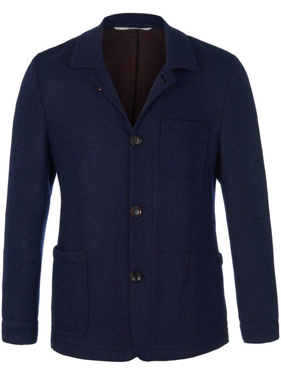 Gebreid colbert in overshirt-stijl Van Carl Gross blauw