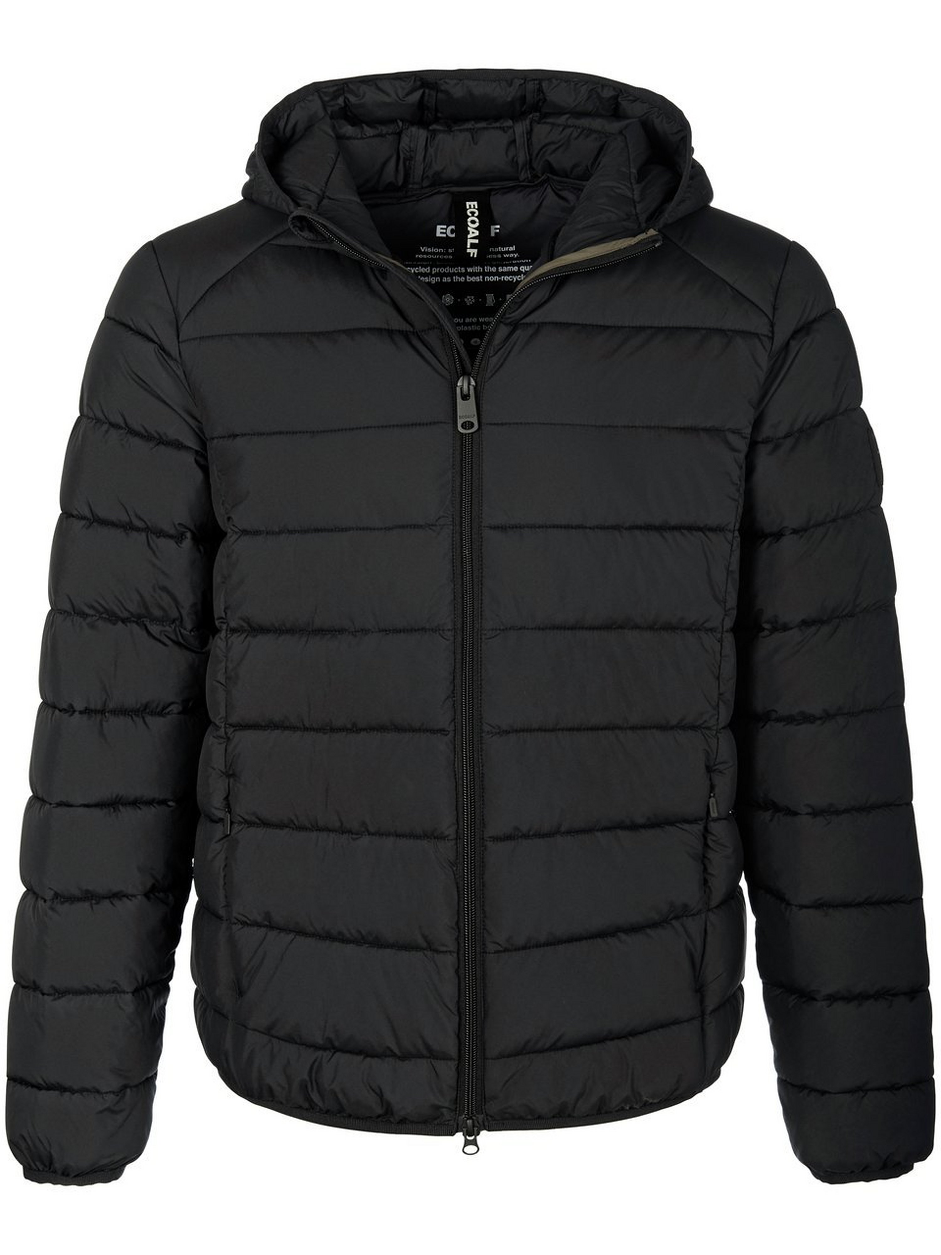Gewatteerde jas Van Ecoalf zwart