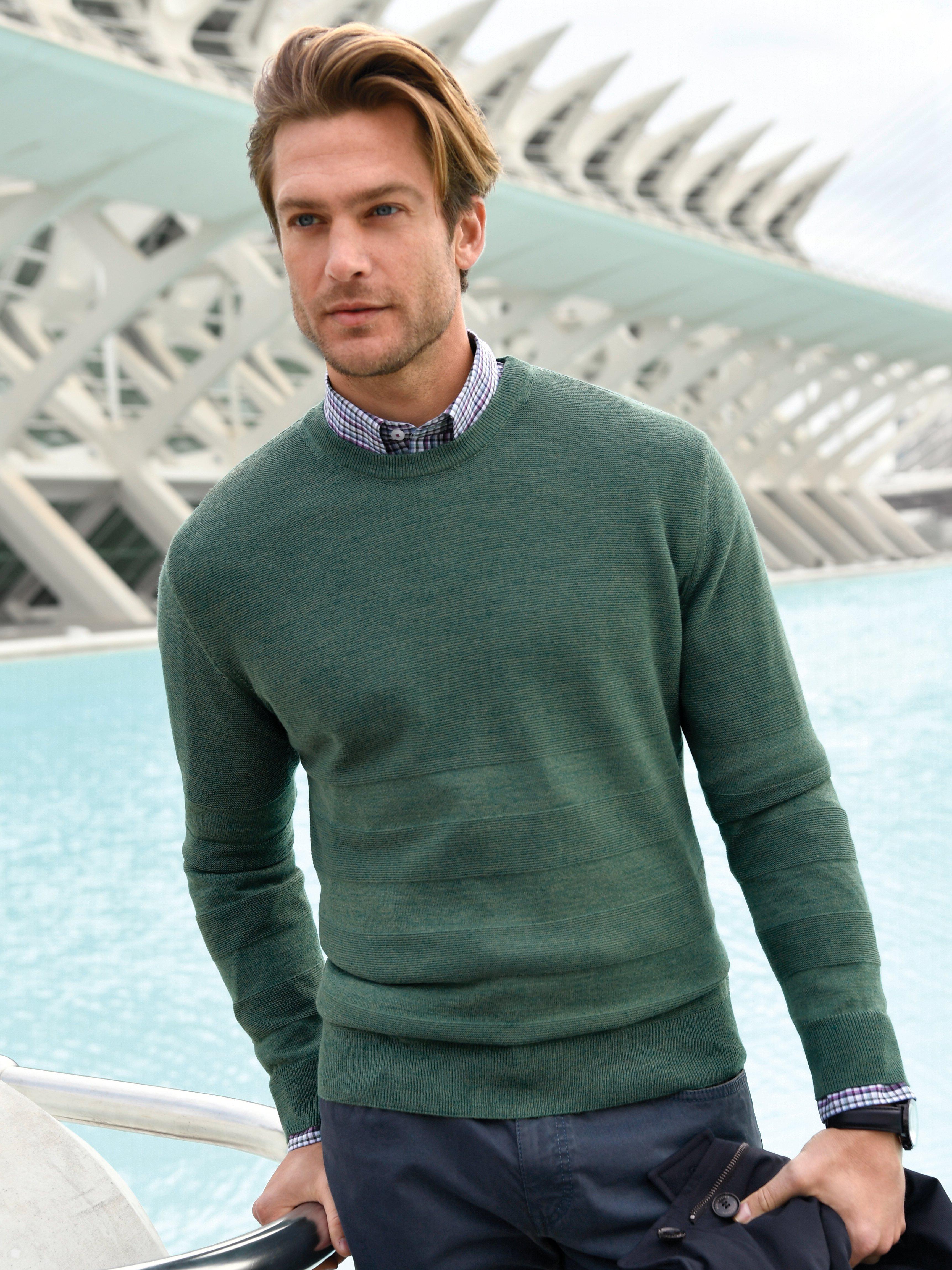 Louis Sayn - Rundhals-Pullover mit Struktur
