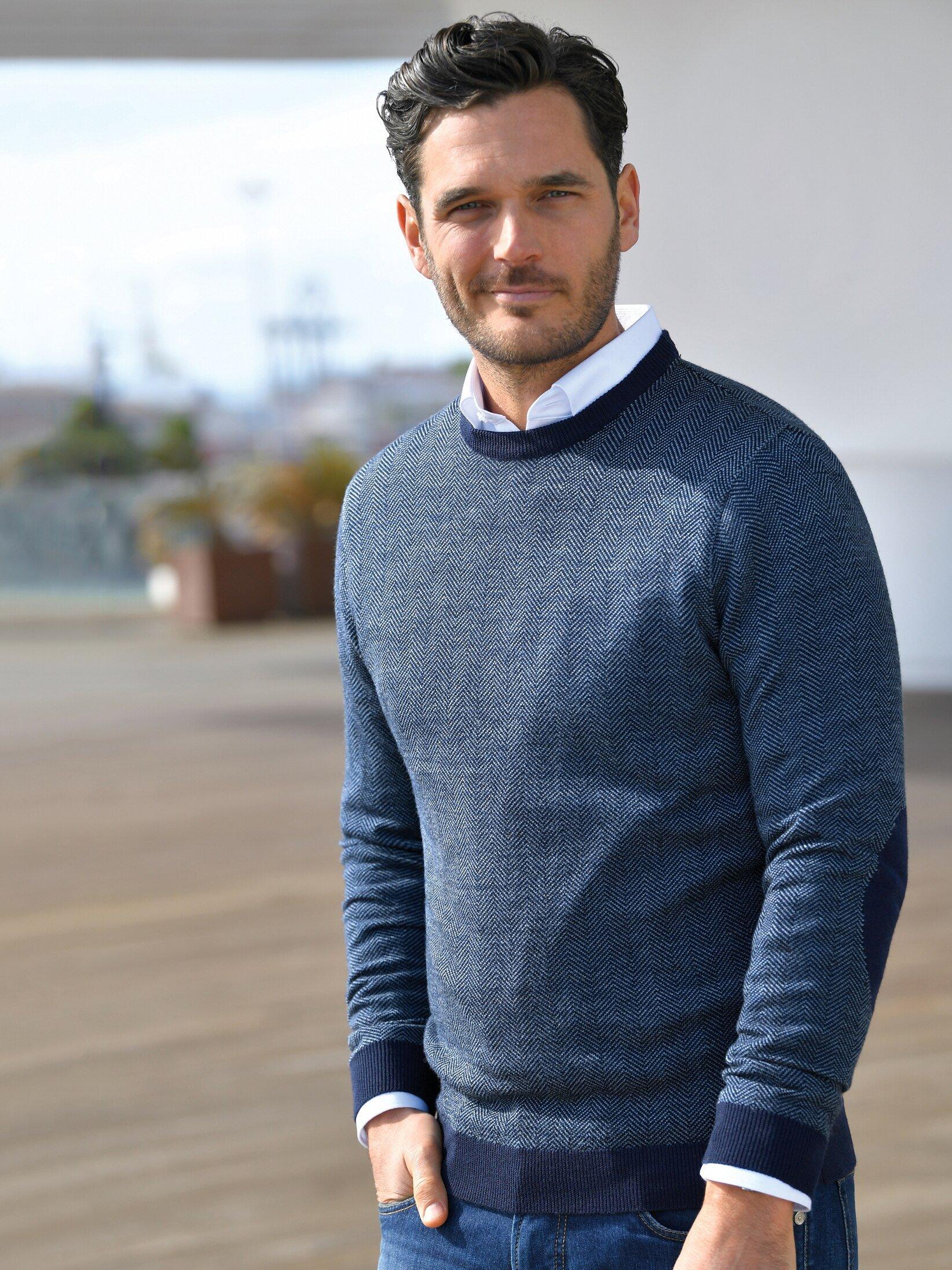 Louis Sayn - Pullover aus 100% Schurwolle von Biella Yarn