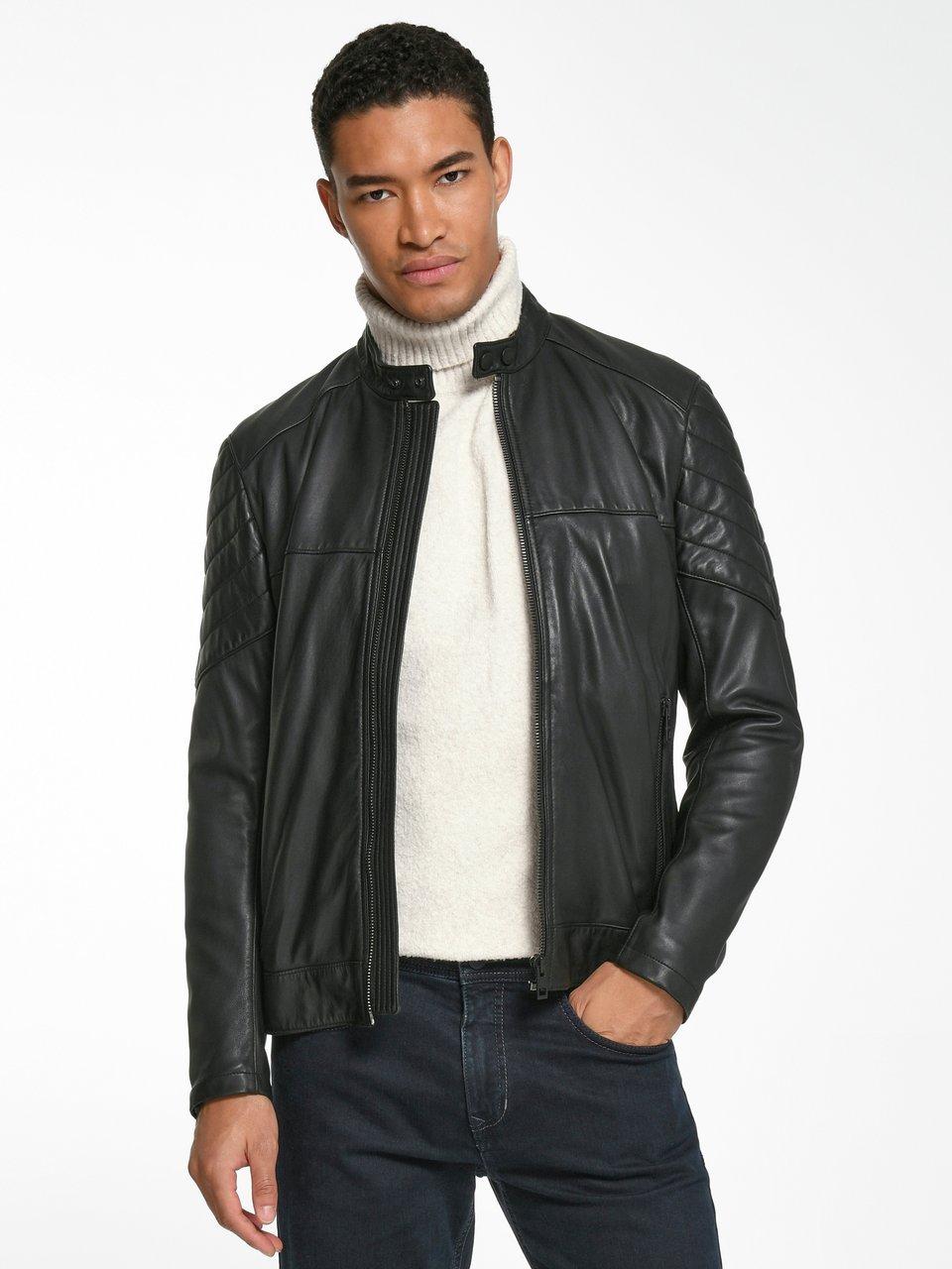 Veste en best sale cuir hugo boss