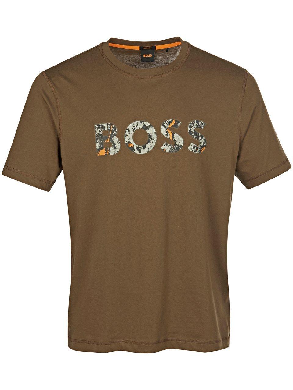 Hugo Boss - T-shirt Teetrury Khaki - Maat M - Regular-fit