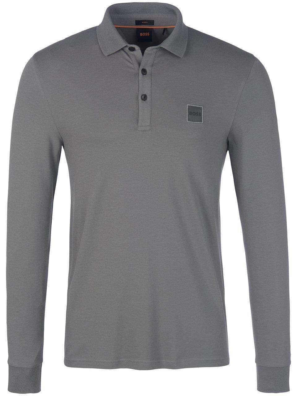 Poloshirt Passerby Van BOSS grijs