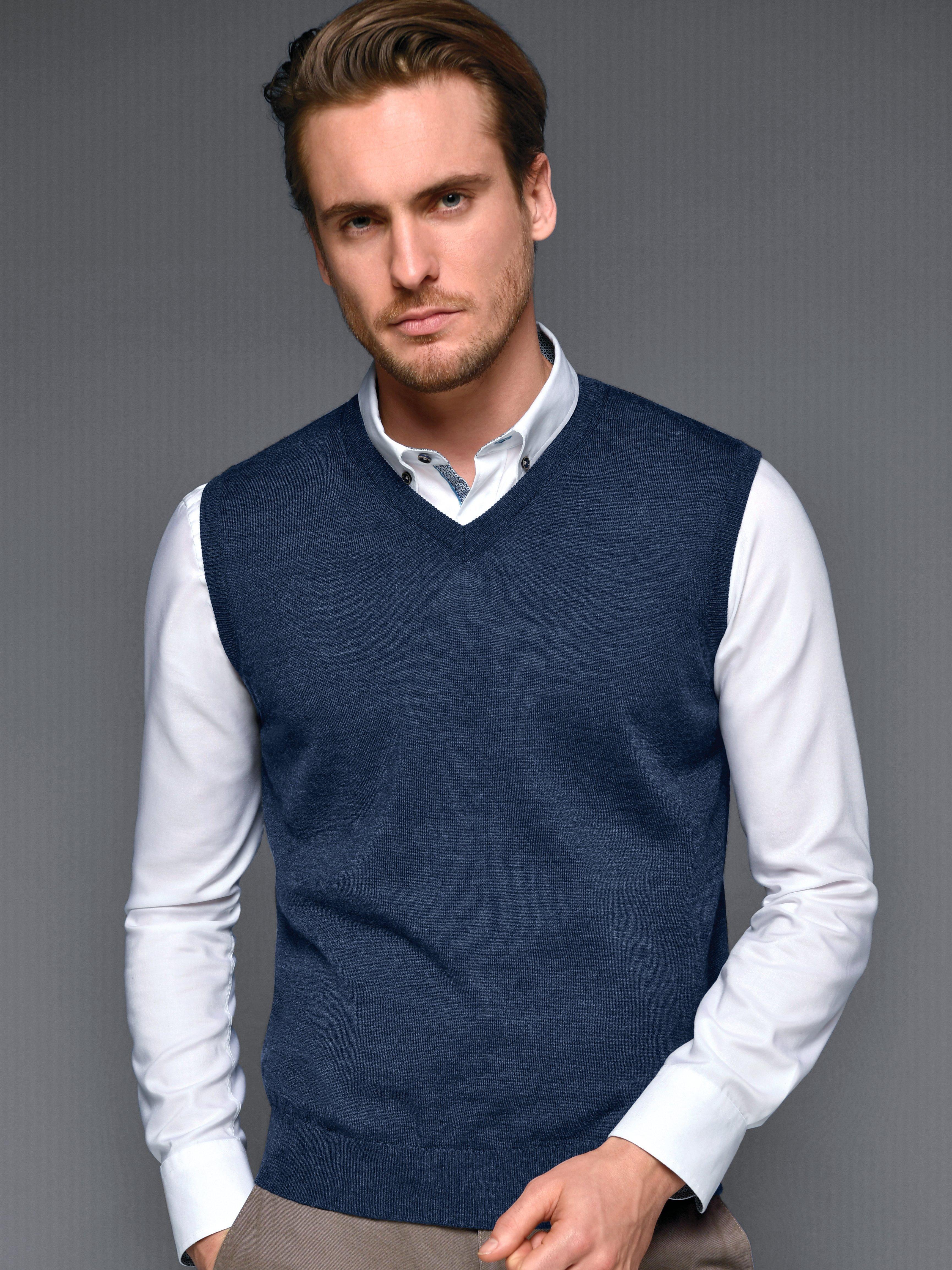 Peter Hahn - Pullunder Rolf aus 100% Schurwolle-Merino