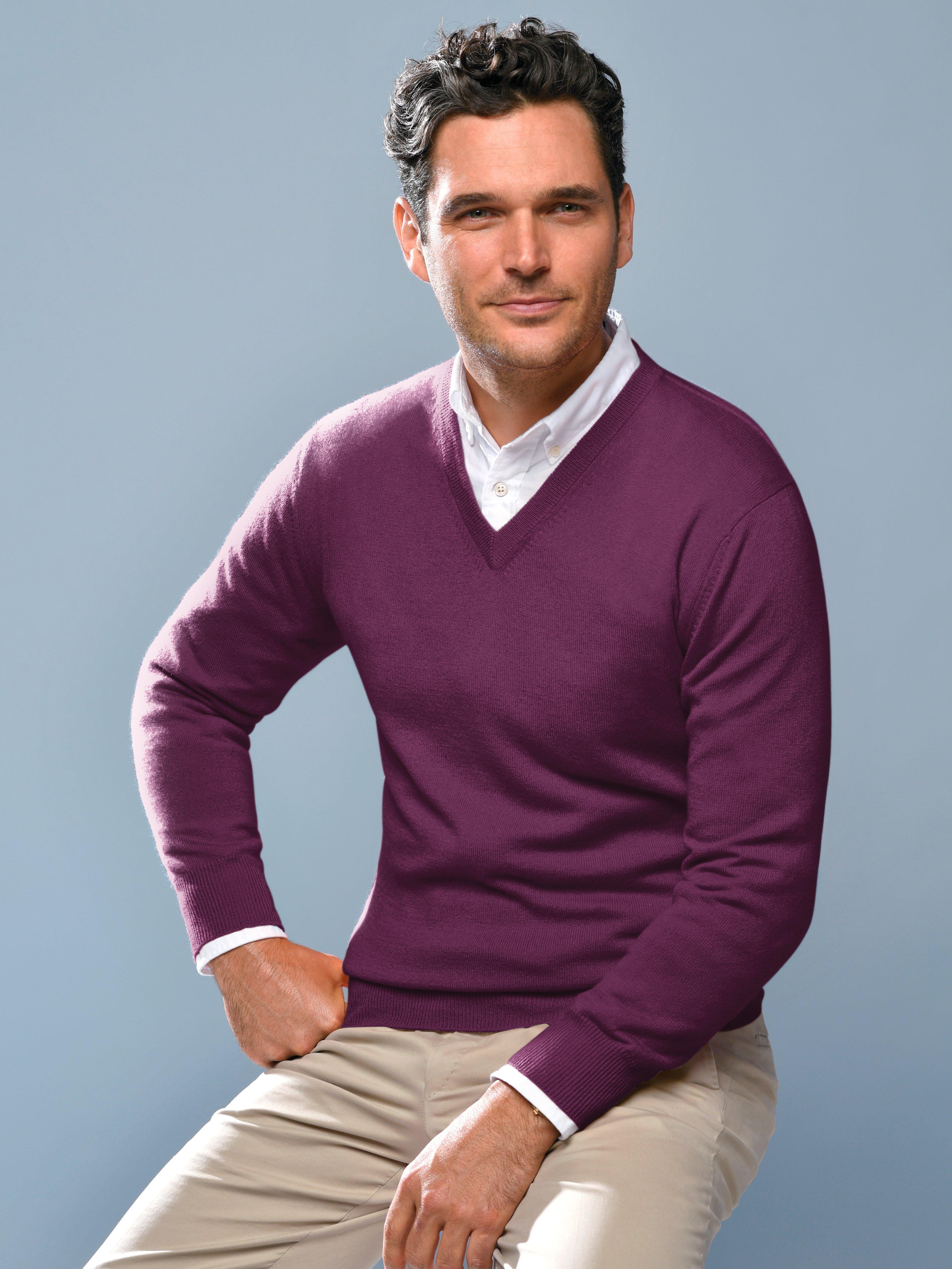 Peter Hahn Cashmere - V-Pullover aus 100% Premium-Kaschmir