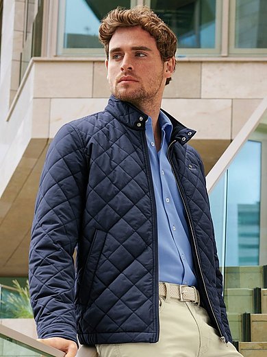 GANT - Quilted blouson jacket - navy