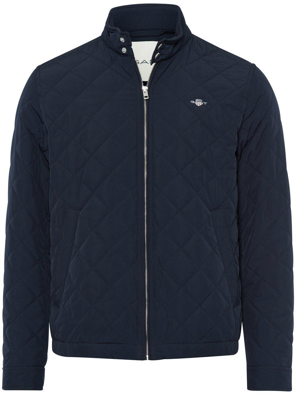 Gant Doorgestikte blouson microvezel Van  blauw