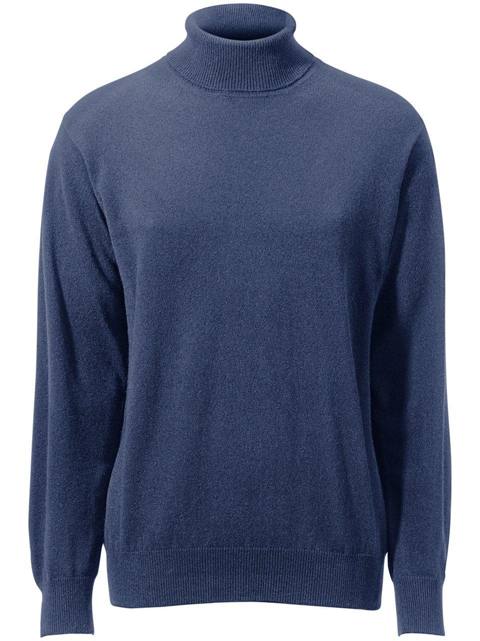 Pullover aus 100% Premium-Kaschmir Peter Hahn Cashmere blau günstig online kaufen