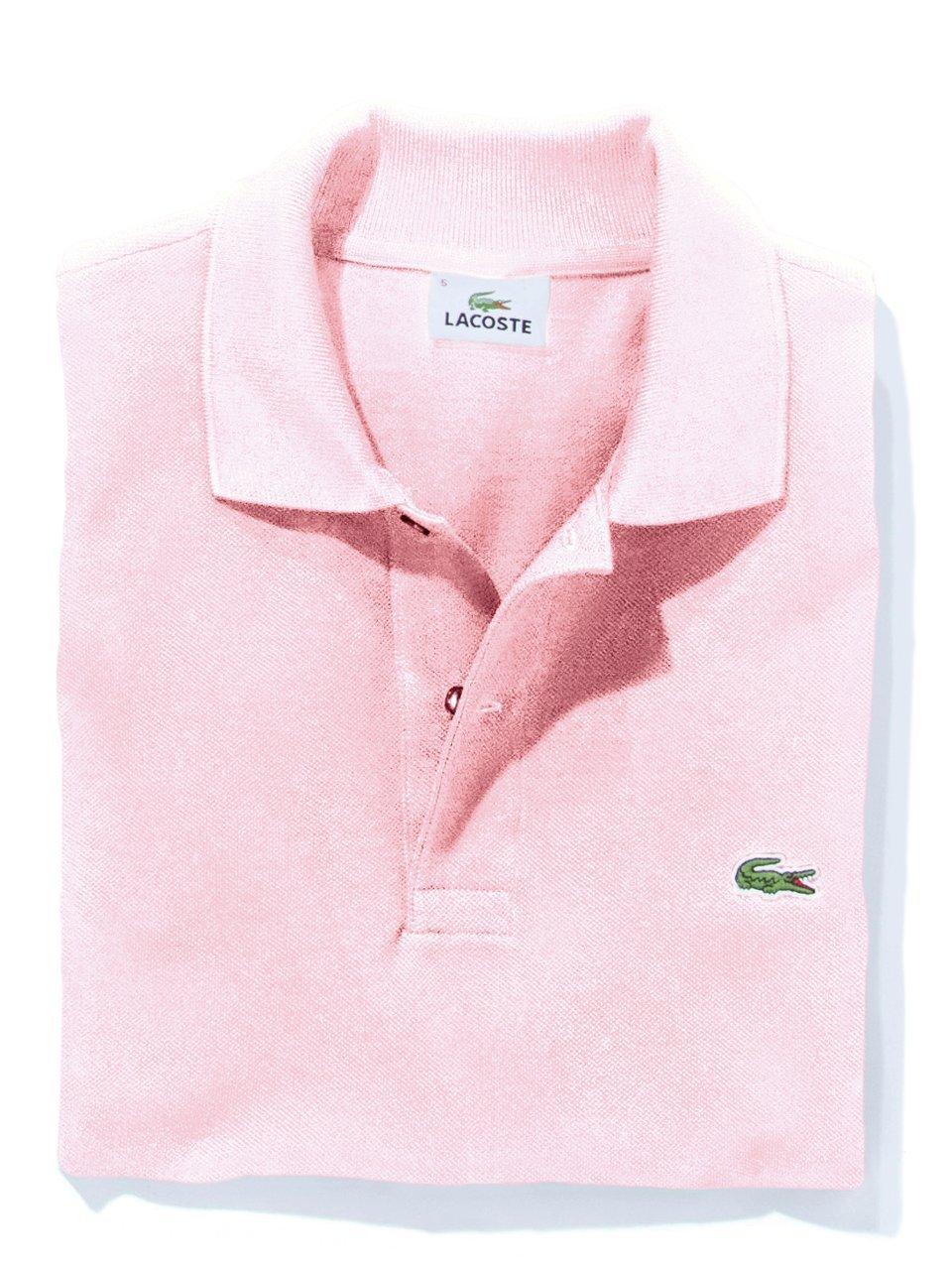 Poloshirt 100% katoen model L1212 Van Lacoste roze