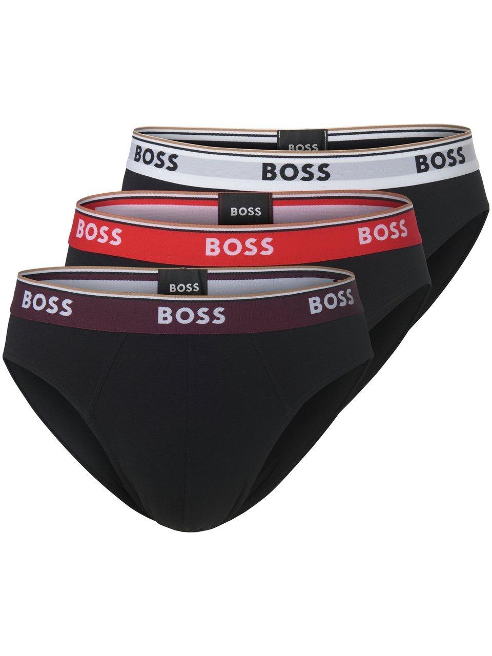 Hugo Boss BOSS power 3P herenslips combi zwart - L