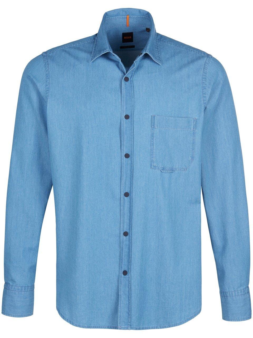 Overhemd Riou_1 Van BOSS blauw
