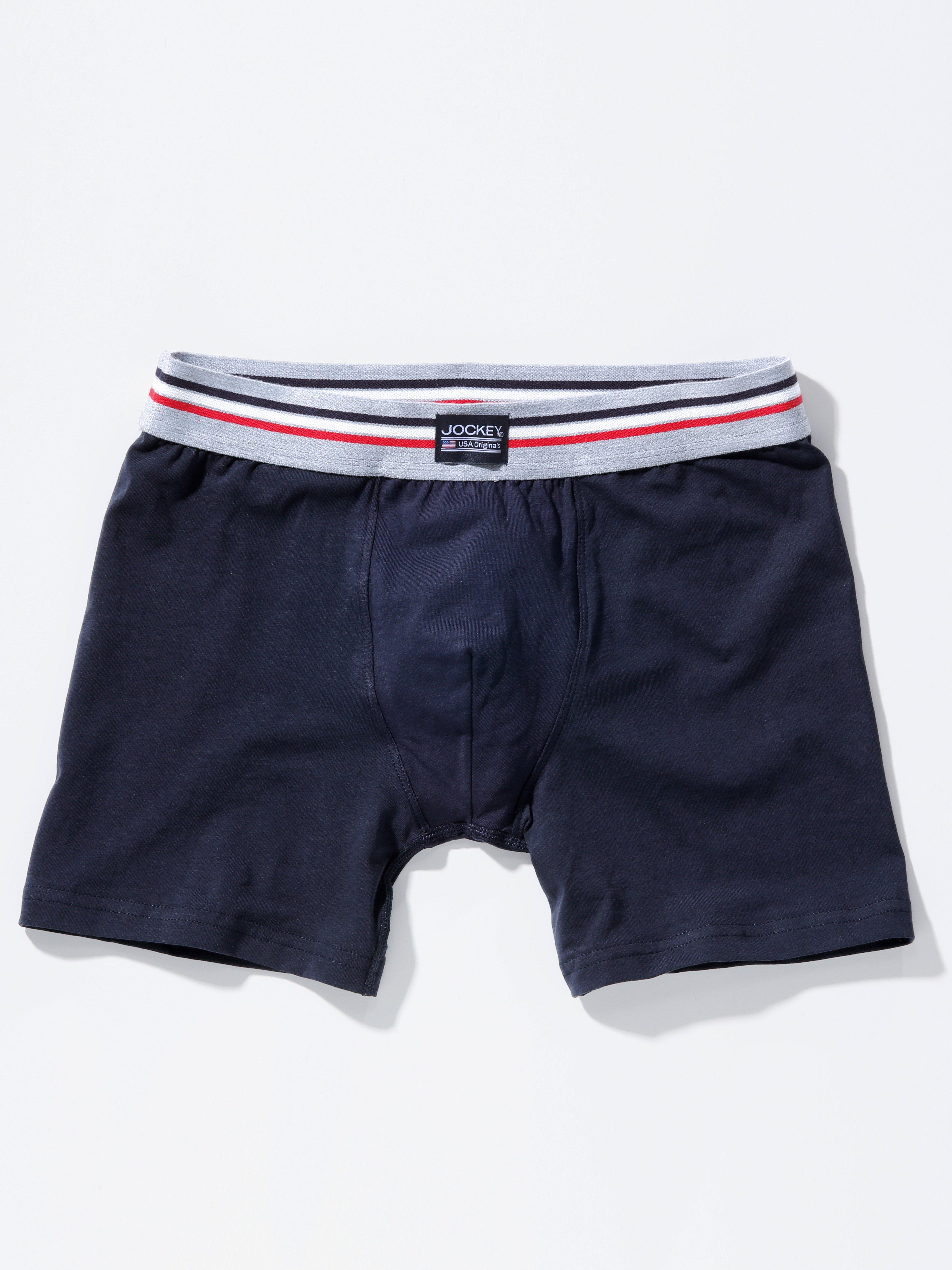 Boxershort zonder gulp in set 3 Van Jockey blauw