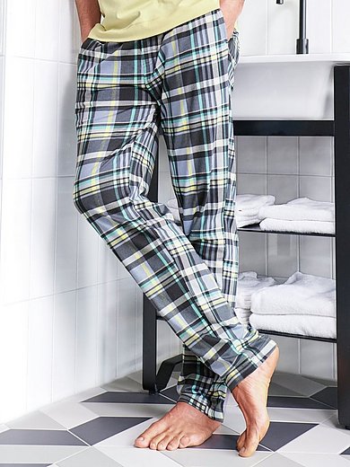 vertrekken smokkel Deens Jockey - Lange pyjamabroek in ruitdessin - multicolour
