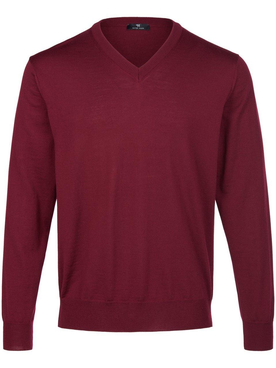 V-Pullover Peter Hahn rot günstig online kaufen