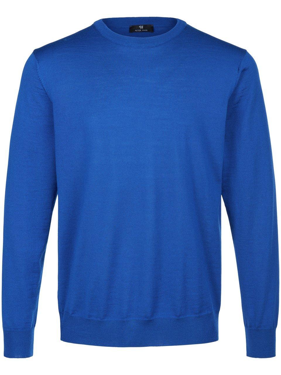 Rundhals-Pullover Peter Hahn blau günstig online kaufen