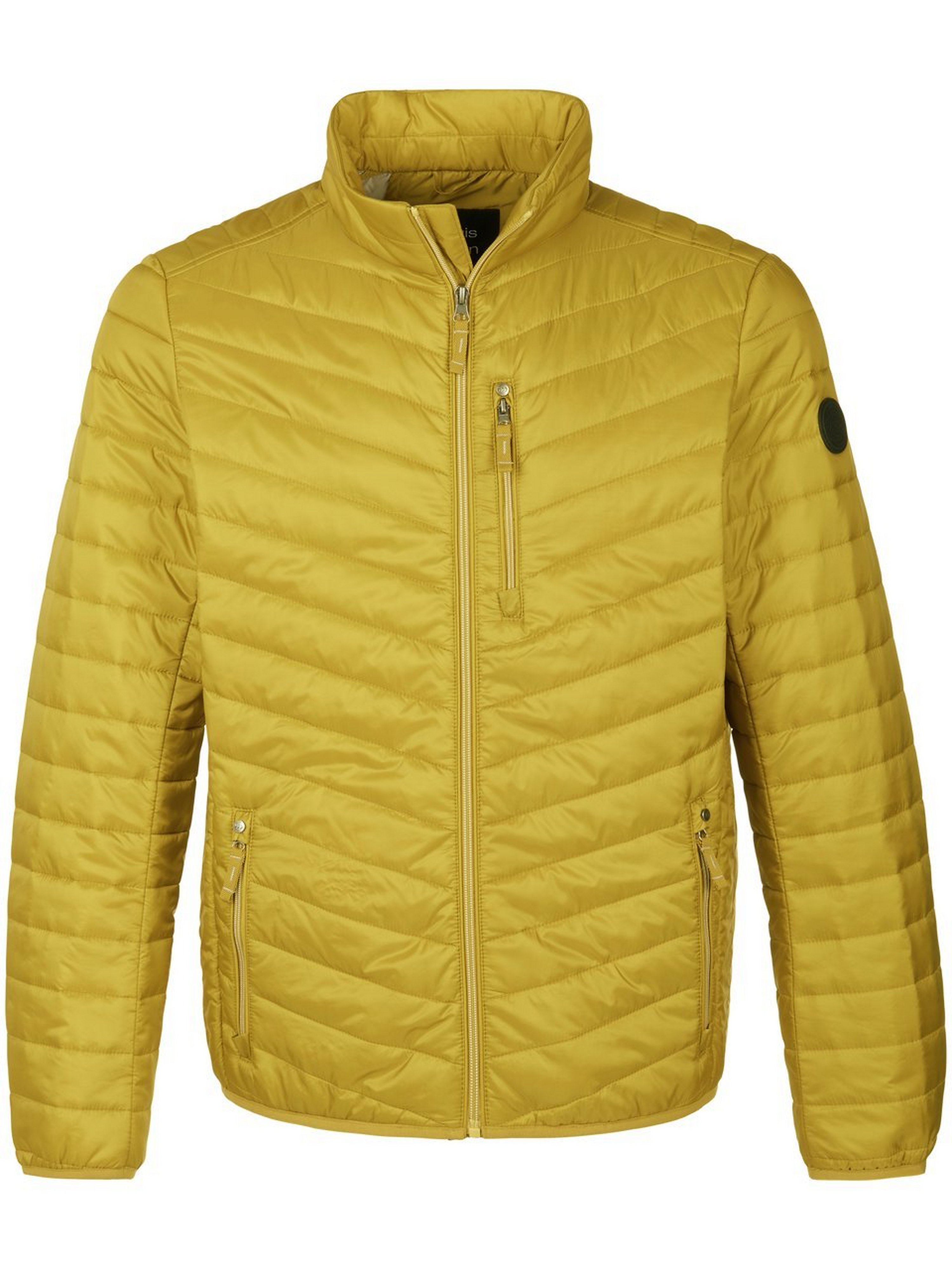 Windwerende en waterafstotende gewatteerde jas Van Louis Sayn geel