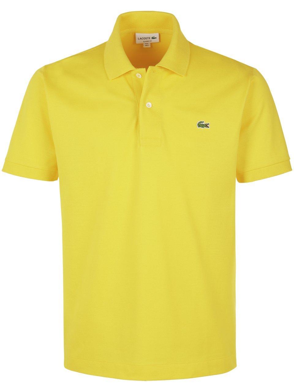 Poloshirt 100% katoen model L1212 Van Lacoste geel