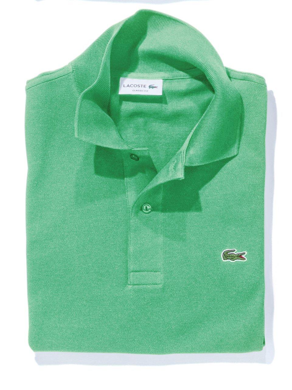 Poloshirt 100% katoen model L1212 Van Lacoste groen