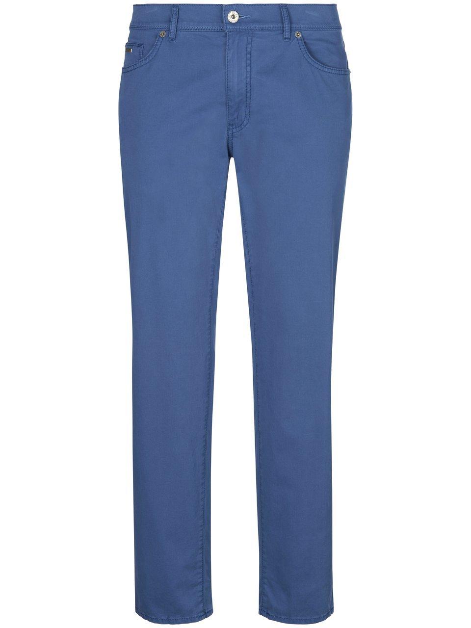 Straight Fit-broek model Cadiz Van Brax Feel Good blauw